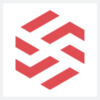 Split Cube Letter S Logo