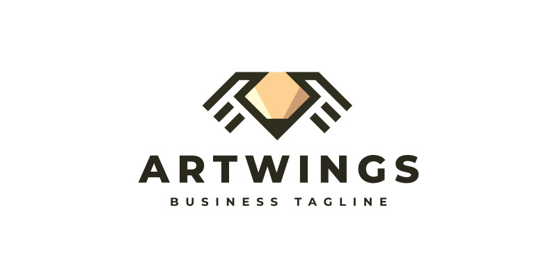 Art Wings Logo Template
