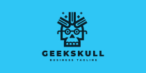 Geek Skull Logo Template Screenshot 2