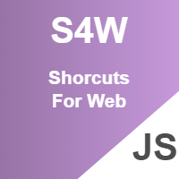 S4W - Shortcuts For Web