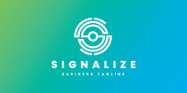 Signalize - Letter S Logo Template Screenshot 2