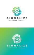 Signalize - Letter S Logo Template Screenshot 3