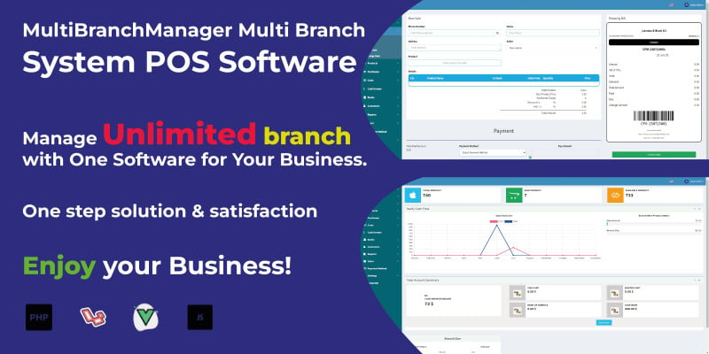 MultiBranchManager Multi Branch POS Software