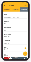 Money Management - Android App Source Code Screenshot 8