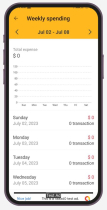 Money Management - Android App Source Code Screenshot 15