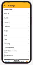 Money Management - Android App Source Code Screenshot 16