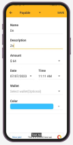 Money Management - Android App Source Code Screenshot 30