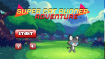 Super Cat Runner Adventure - Full Buildbox Game Screenshot 1