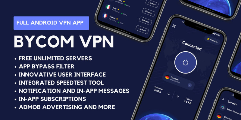 Bycom VPN - Secure and Private Android VPN