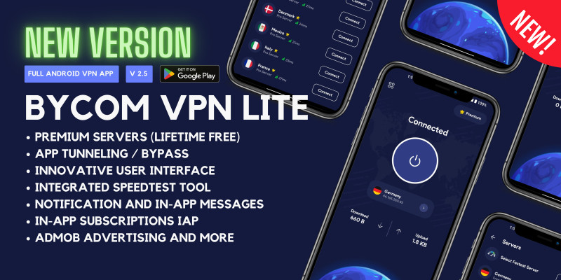 Bycom VPN - Secure and Private Android VPN