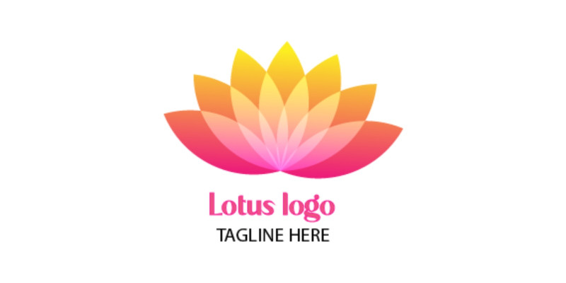 Lotus Logo A Symbol of Peace Purity and Renewal