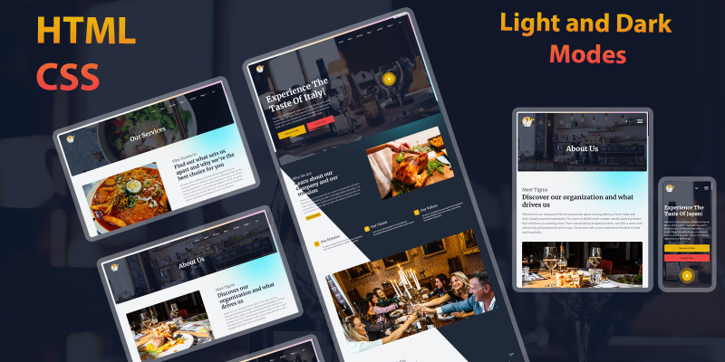 BistroBites - Restaurant HTML Website Template