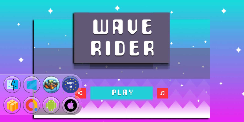 Wave Rider - Buildbox Template