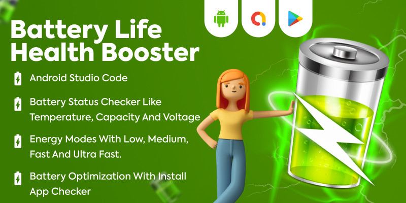 Battery Life Health Booster - Android Source Code