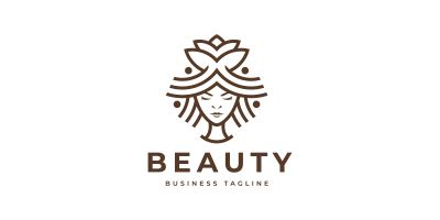 Beauty Woman Logo Template