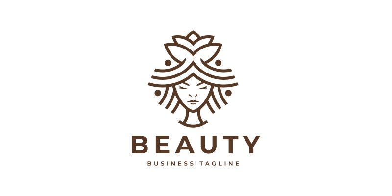 Beauty Woman Logo Template
