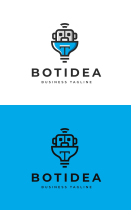 Bot Smart Logo Template Screenshot 3
