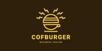 Coffee Burger Logo Template Screenshot 2