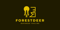 Deer Forest Logo Template Screenshot 2