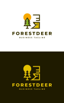 Deer Forest Logo Template Screenshot 3