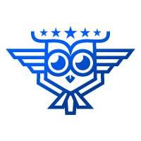 Defense Owl Bird Security Logo Design