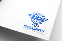 Defense Owl Bird Security Logo Design Screenshot 1