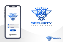 Defense Owl Bird Security Logo Design Screenshot 4