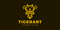 Tiger Art Logo Template Screenshot 2