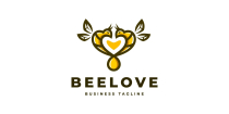 Sweet Bee Logo Template Screenshot 1