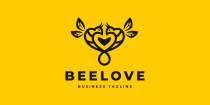 Sweet Bee Logo Template Screenshot 2