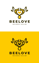 Sweet Bee Logo Template Screenshot 3