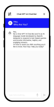 Chat GPT AI Based ChatBot - Android Screenshot 3