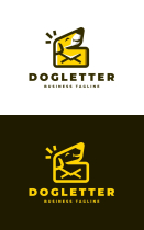 Dog Letter Logo Template Screenshot 3
