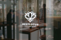 Lotus Flower Nature Logo Screenshot 1