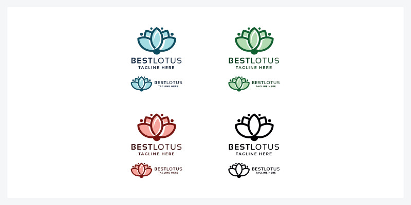 Best Lotus Flower Logo