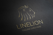 Line Lion Animal Logo Screenshot 1