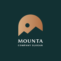 Mountain Logo - Mountains Peak Logo Templates