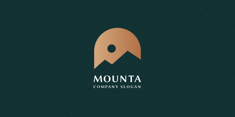 Mountain Logo - Mountains Peak Logo Templates