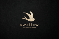 Swallow Bird Silhouette Logo Screenshot 1