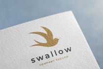 Swallow Bird Silhouette Logo Screenshot 3