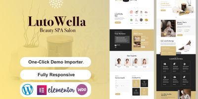 Lutowella - Spa and Wellness WordPress Theme