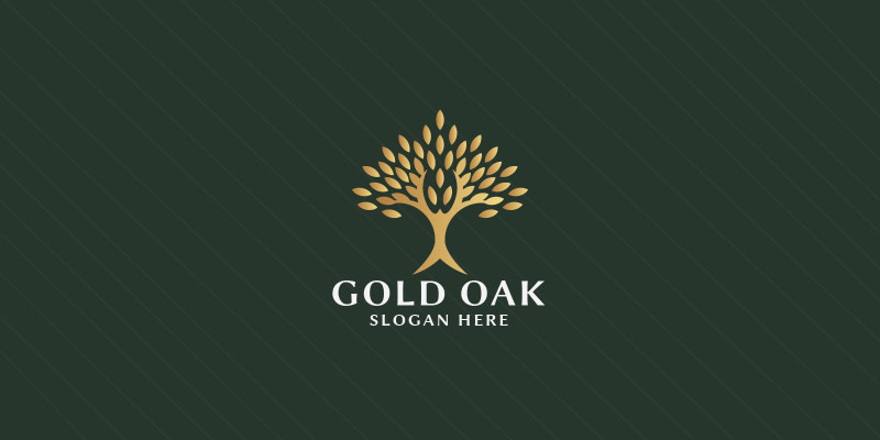 Gold Oak Pro Logo Templates