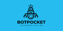 Bot Pocket Logo Template Screenshot 2
