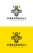 Creative Skull Logo Template Screenshot 3