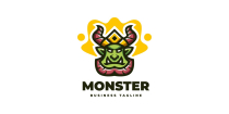 King Monster Logo Template Screenshot 1