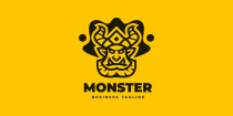 King Monster Logo Template Screenshot 2