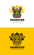 King Monster Logo Template Screenshot 3