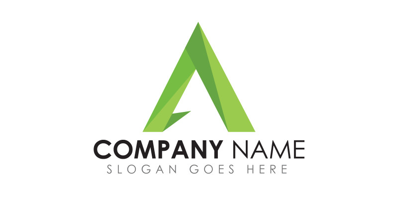 A Letter Polygon Logo
