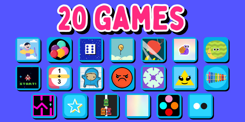 20 Games Bundle - Construct 3 Templates