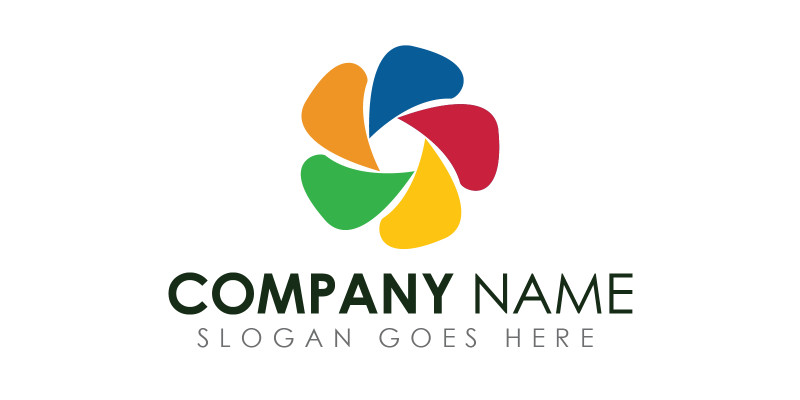 Colorful  Geometric Shape Logo